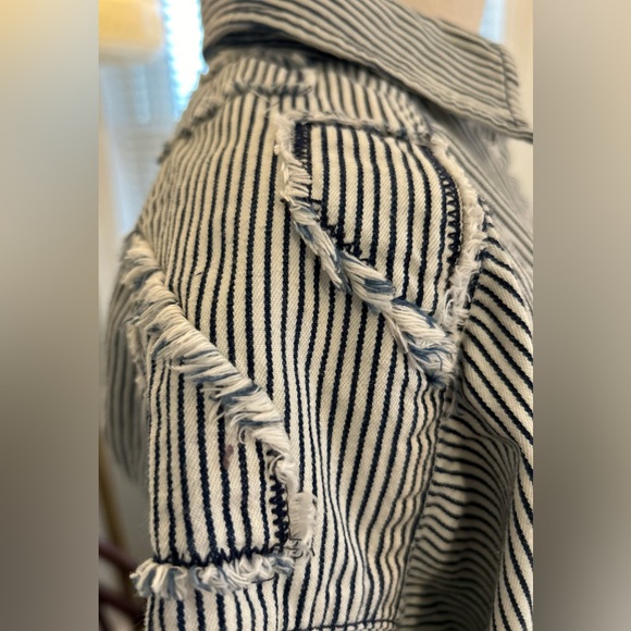 We The Free Boho Hip Denim Top - Picture 3 of 5